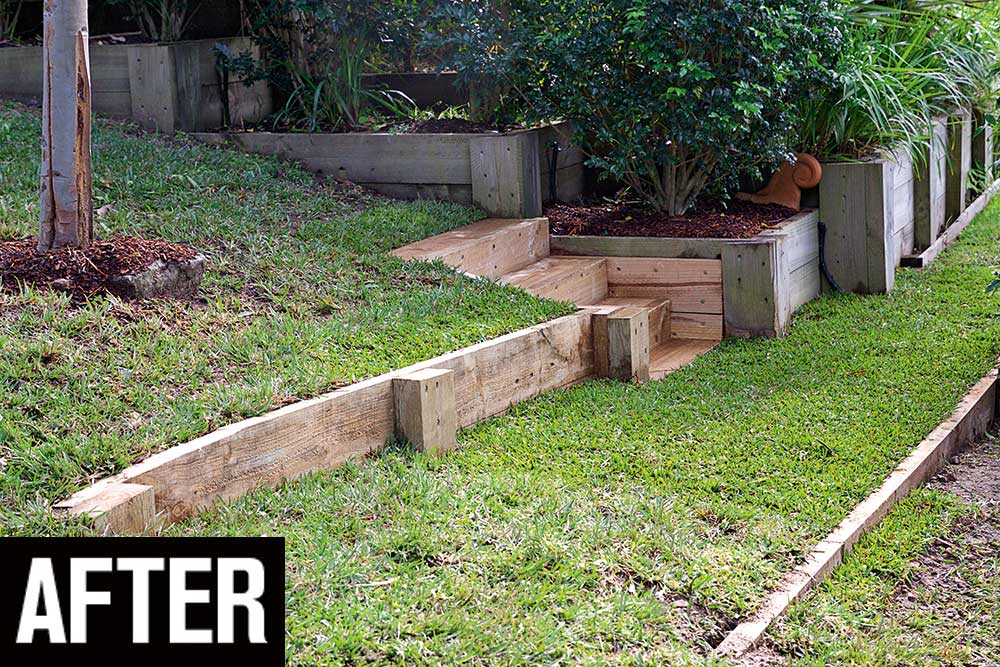 How To Build A Retaining Wall In The Backyard New Zealand Handyman - Building Wooden Retaining Wall On Slope