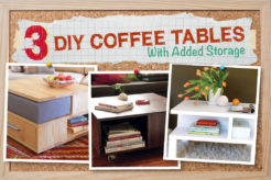 3 DIY Coffee Tables With Added Storage
