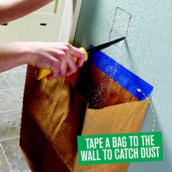 Catch Dust During DIY With This Easy Trick