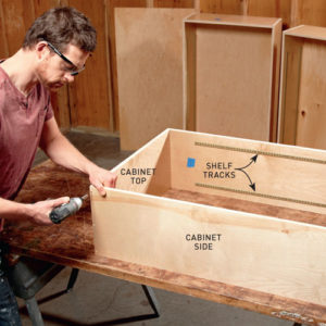 Step 6. Build the cabinets