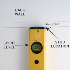 Step 3. Locate the studs
