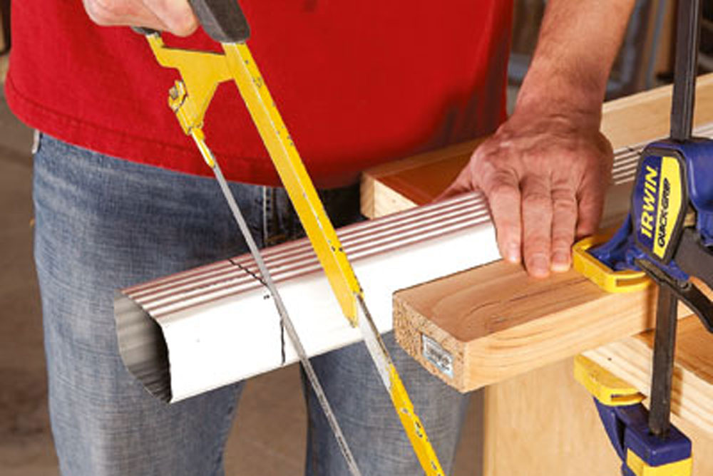 Sawing using a clamp
