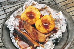 Barbecued Fruit Parcels