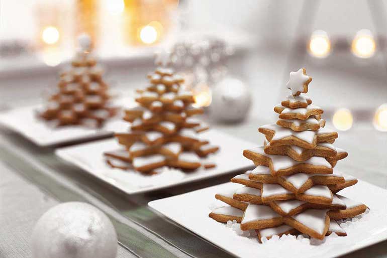 1. Christmas Tree Cookie Stack