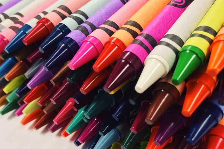 Remove crayon marks