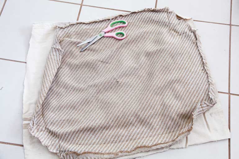 Upholster the cushion