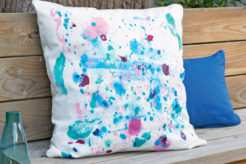 How To Make A Painted Cushion Cover