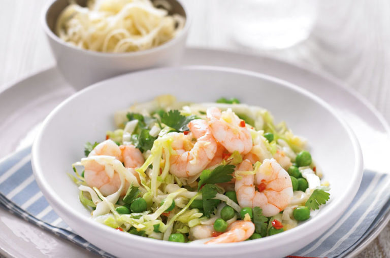 Chilli And Prawn Pea Stir-Fry