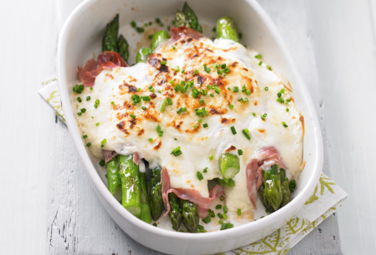 Asparagus And Ham Grill