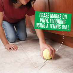 Erase Marks From Vinyl Flooring With This Handy Tip