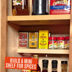 Build A Mini Shelf For Spices