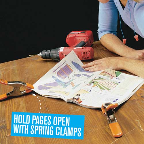 How To Hold Magazine And Book Pages Open While You DIY