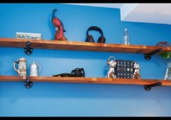 Industrial-Style Wall Shelves