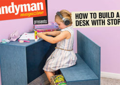 How To Build A Kid's Desk With Storage