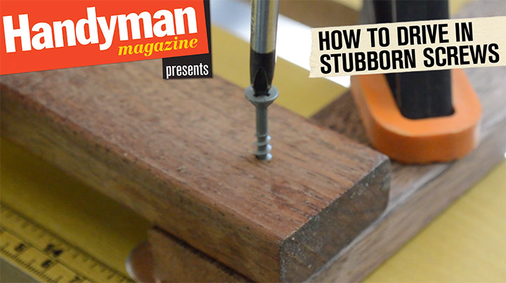 Lubricate Screws To Make Them Easier To Drive In