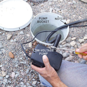 Step 4. Set up the pump