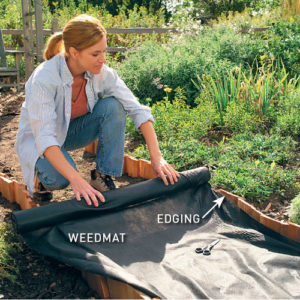 Step 2. Lay the weedmat