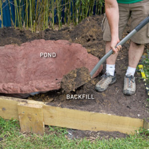 Step 4. Backfill the hole