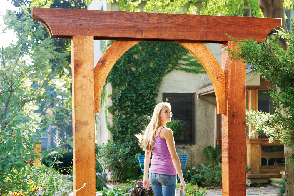 How To Build A Garden Arch - New Zealand Handyman Magazine.