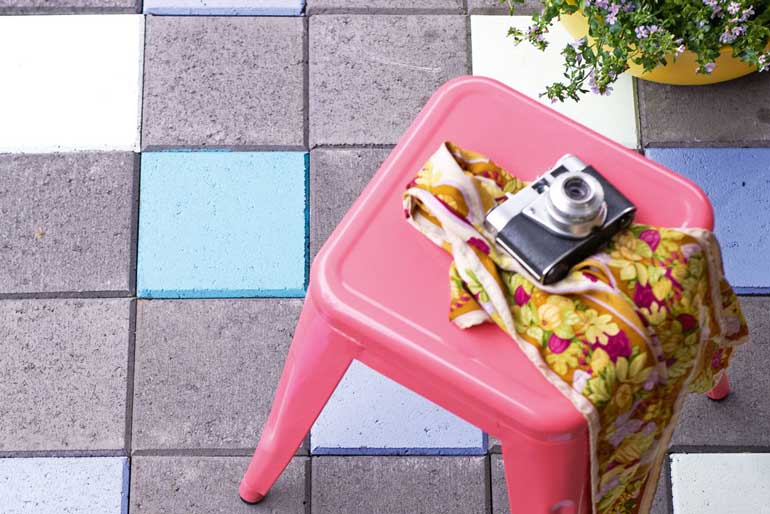 9. How To Paint Pavers 