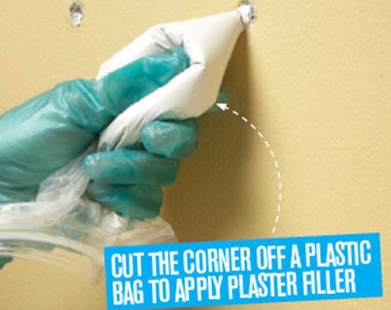 11. How to apply plaster filler neatly 