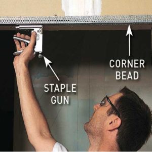 Step 1. Attach corner bead