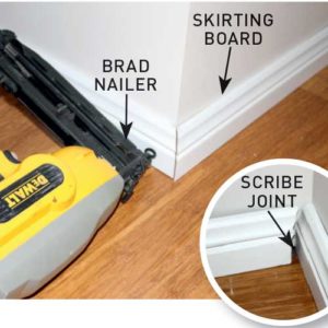 Step 8. Fit skirting boards