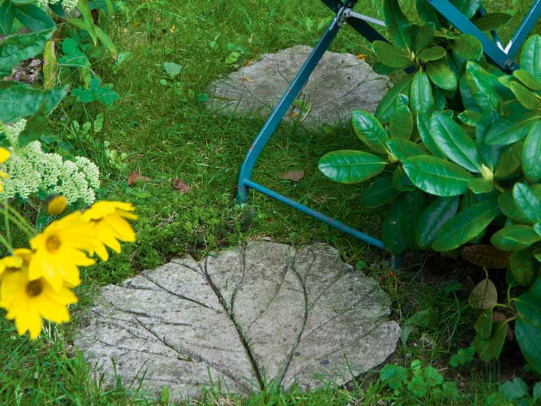 13. DIY Rhubarb Pavers  