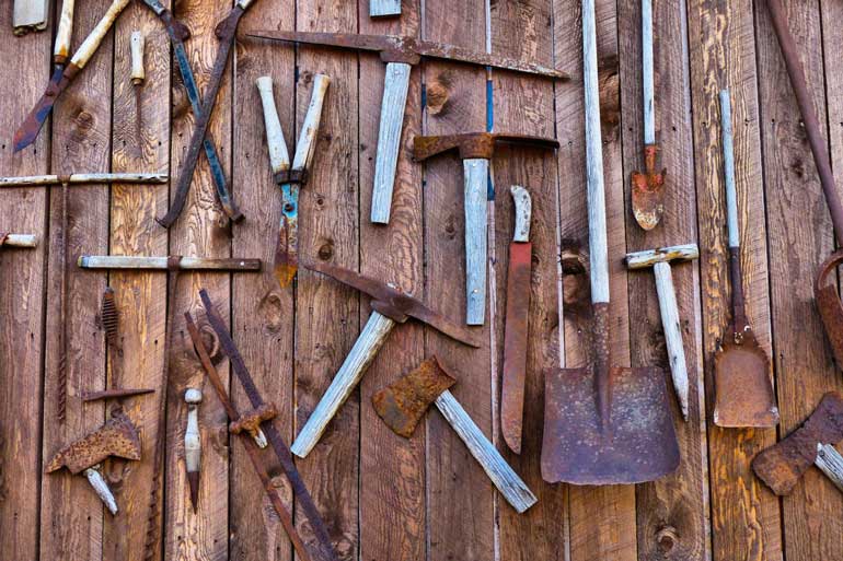 How to clean your tools