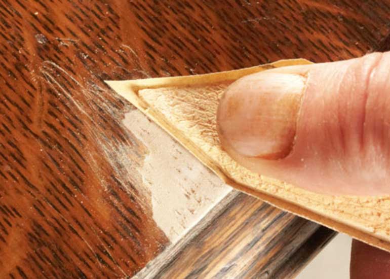 Sand the repair