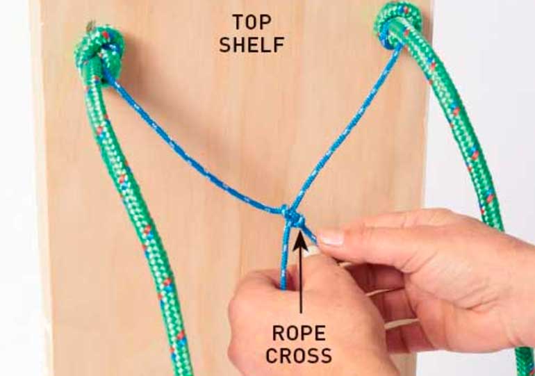 Step 5. Tie the ropes