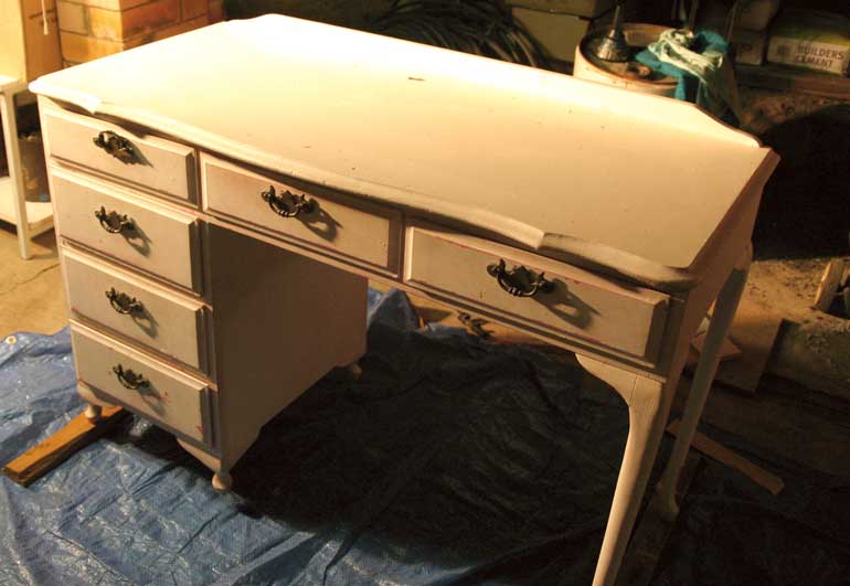 Desk and chair makeover - before