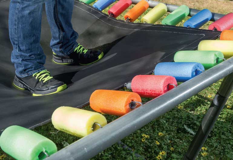 17. Trampoline Spring Protectors 