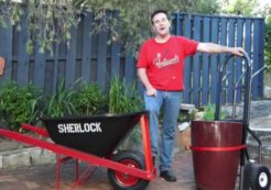 wheelbarrows and trolleys