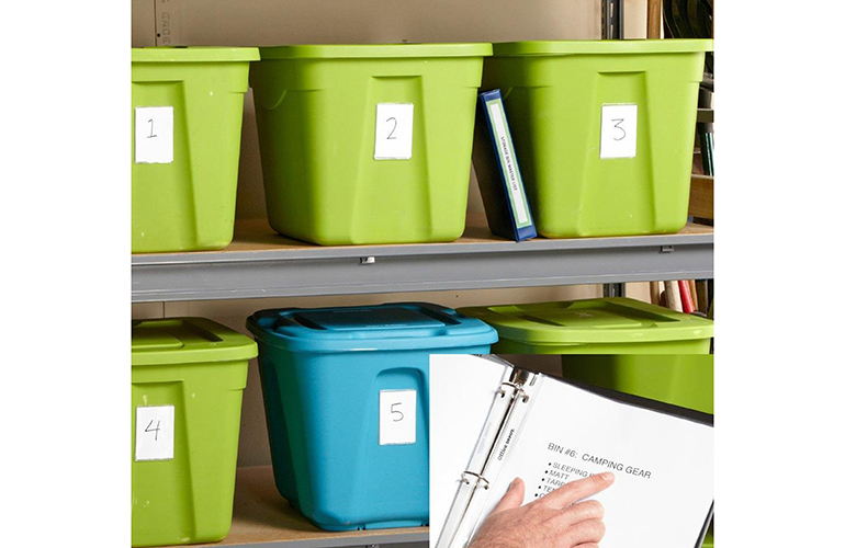 Storage Bin Index