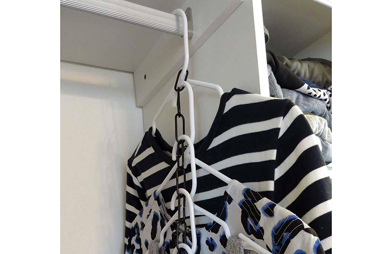 Clothing Storage Solutions: DIY Tiered Hangers