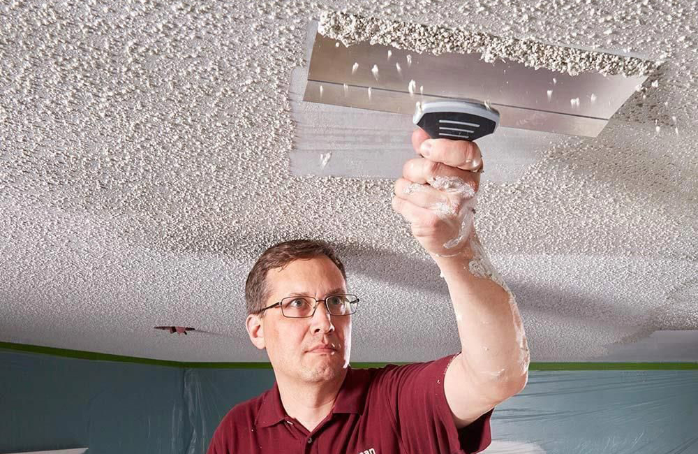 11 tips on how to remove a popcorn ceiling faster and easier