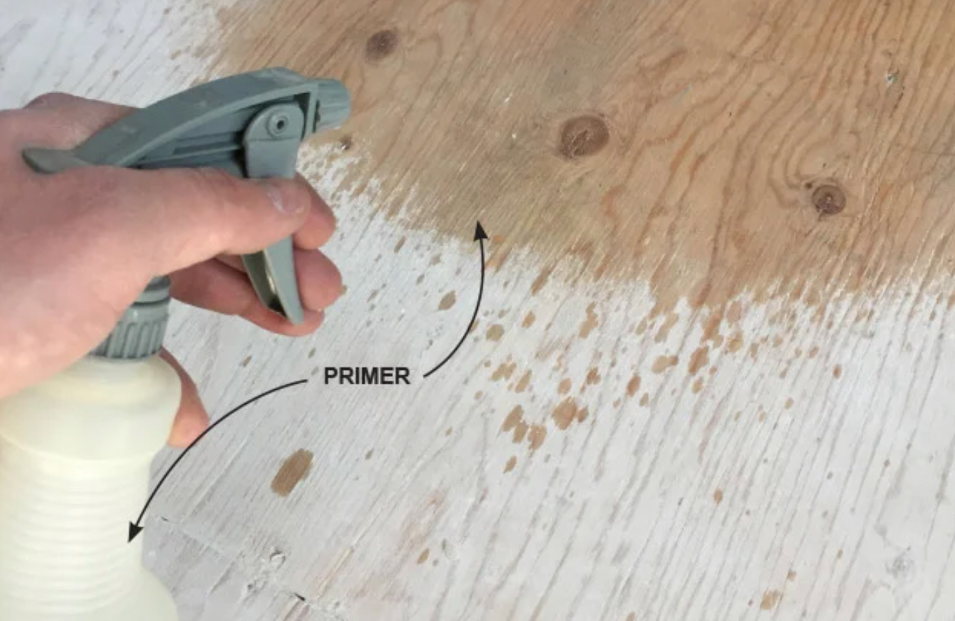 Prime the wood