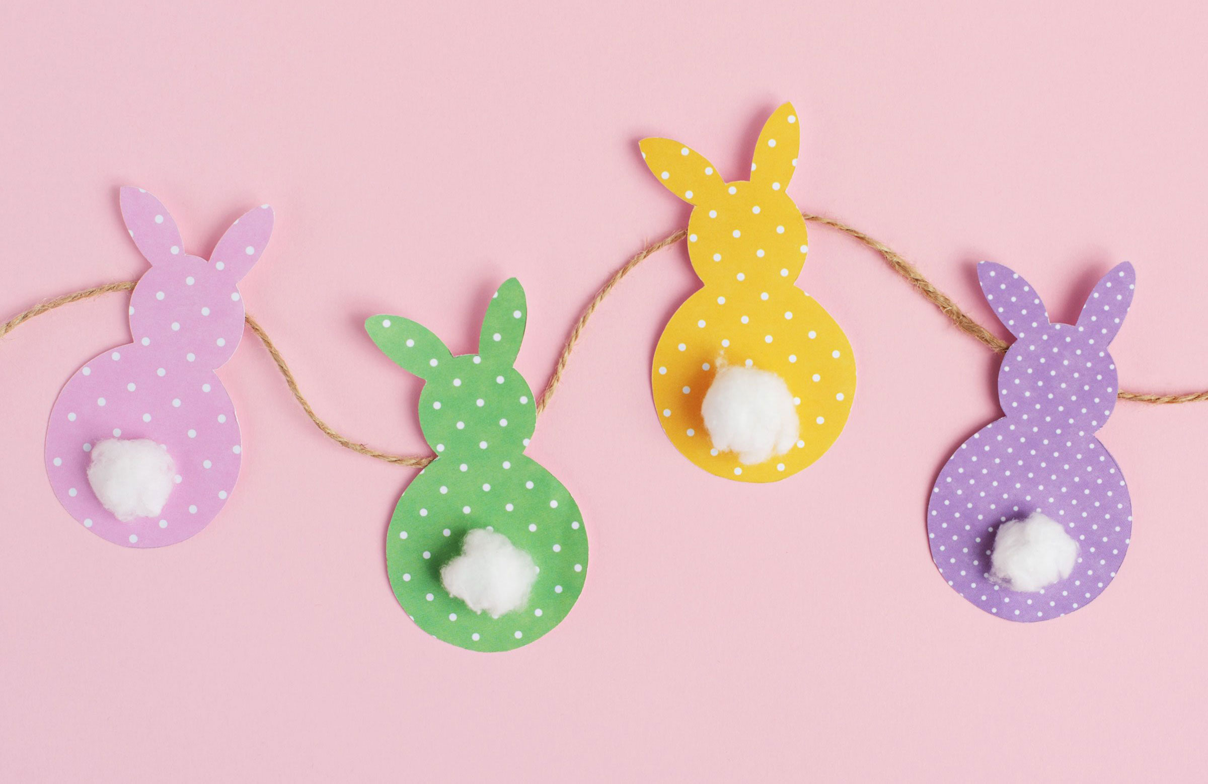 Easter bunny garland