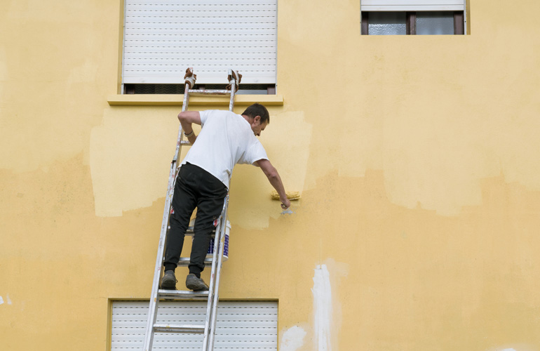 This ladder looks level, right?