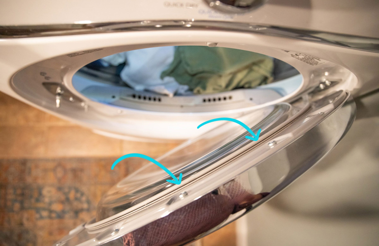 Dryer door seal wearing down