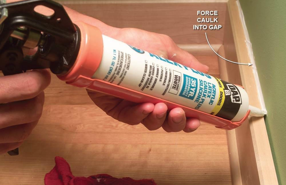 Expecting paint to fill gaps