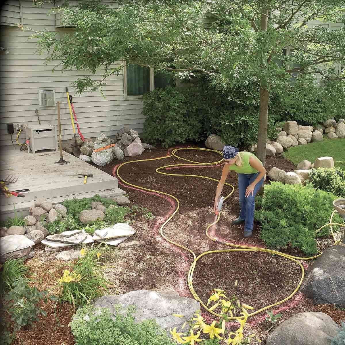 Efficient landscape marking