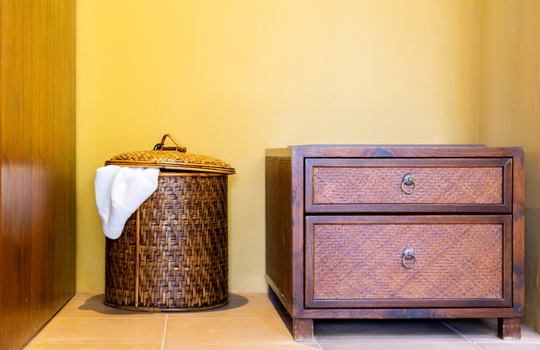 Include a laundry basket