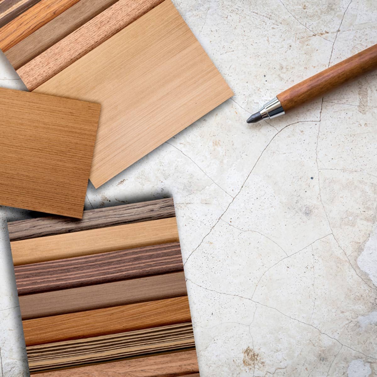 Darken the scratch with a blending pencil