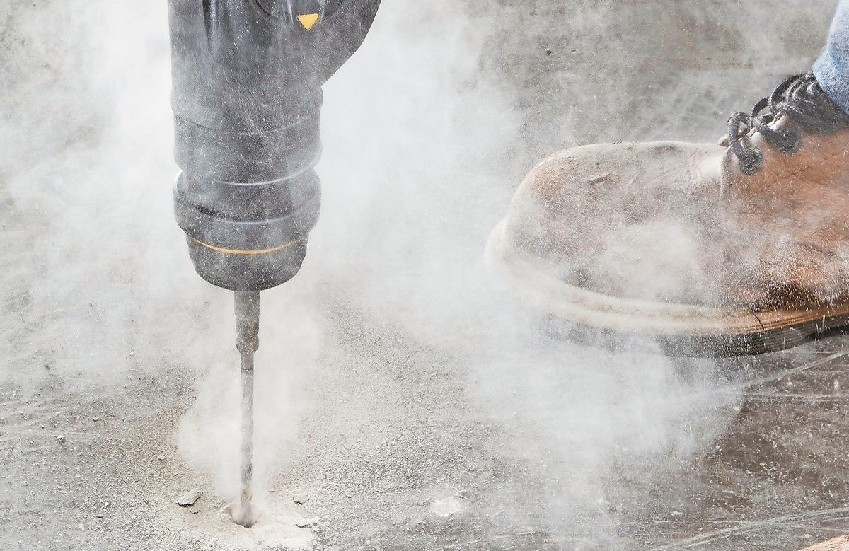 Connecting to concrete