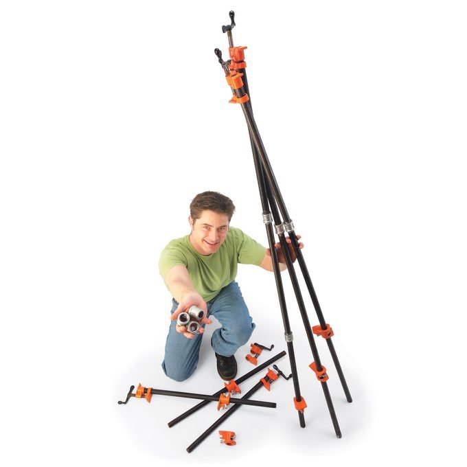 Simple pipe clamps hack