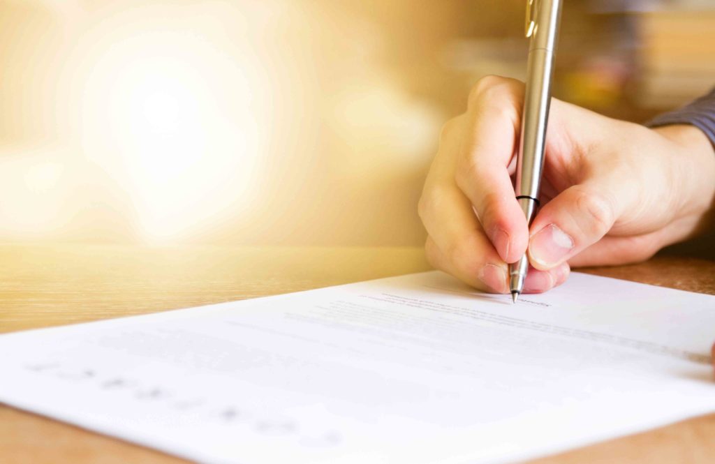 Make sure you get a contract