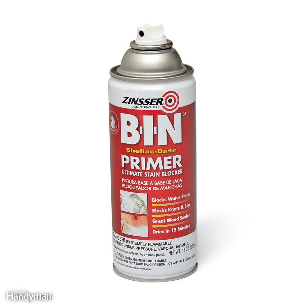 Spot-prime with shellac