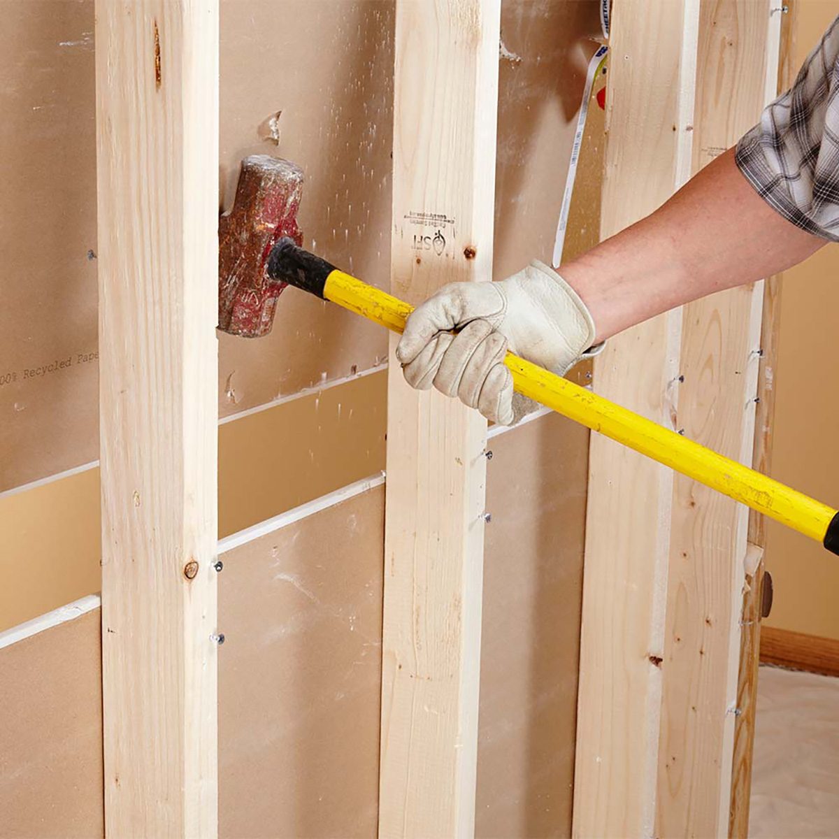 Knock it off from the back side